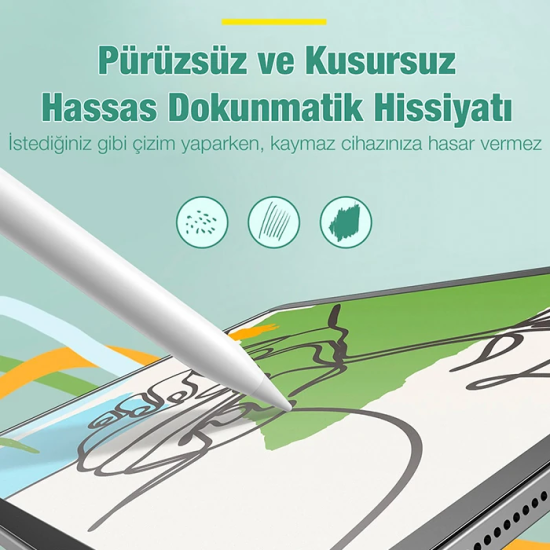 Baseus iPad 9.7inç Manyetik Kenarlı Mıknatıslı Ekran Koruyucu iPad 9.7
