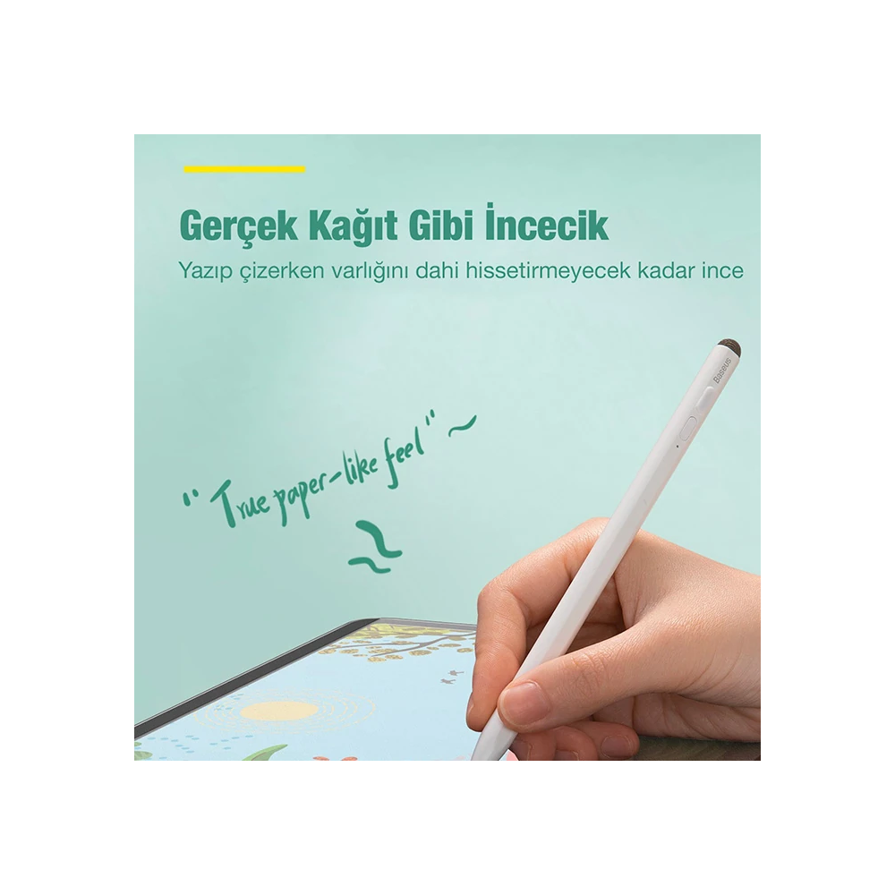 Baseus iPad Pro 12.9inç (2018-2021-2021) Manyetik Kenarlı Mıknatıslı E