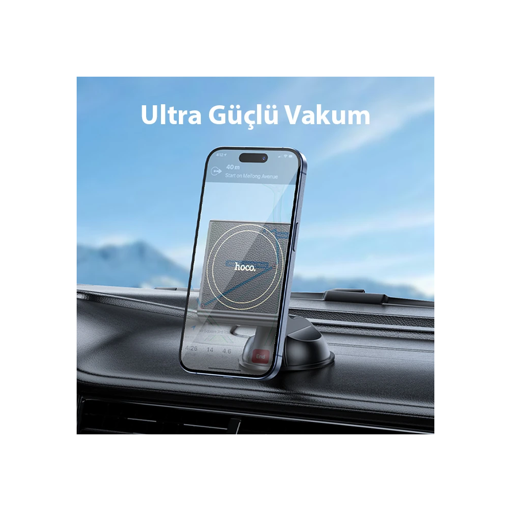Hoco H47 Torpido Üstü Magsafe Manyetik Araç İçi Telefon Tutucu