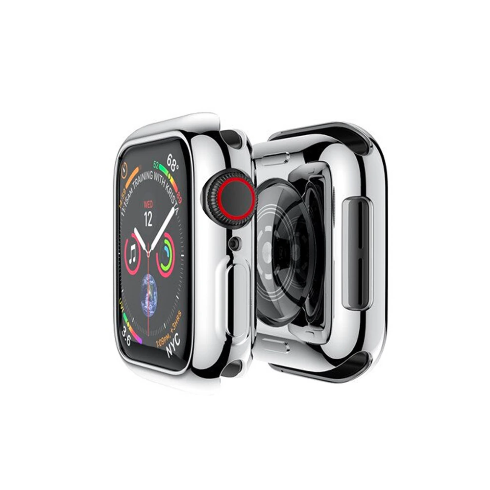 ALLY Apple Watch 7-8 45mm 360 Koruma Ultra Slim Silikon Kılıf