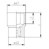 Elta 1115 1/2'' Lokma Anahtar 22 mm