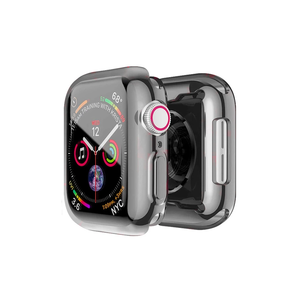 ALLY Apple Watch 7-8 41mm 360 Koruma Ultra Slim Silikon Kılıf
