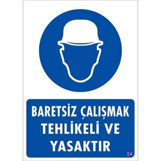 Baret Giy Uyarı Levhası 25x35 KOD:24