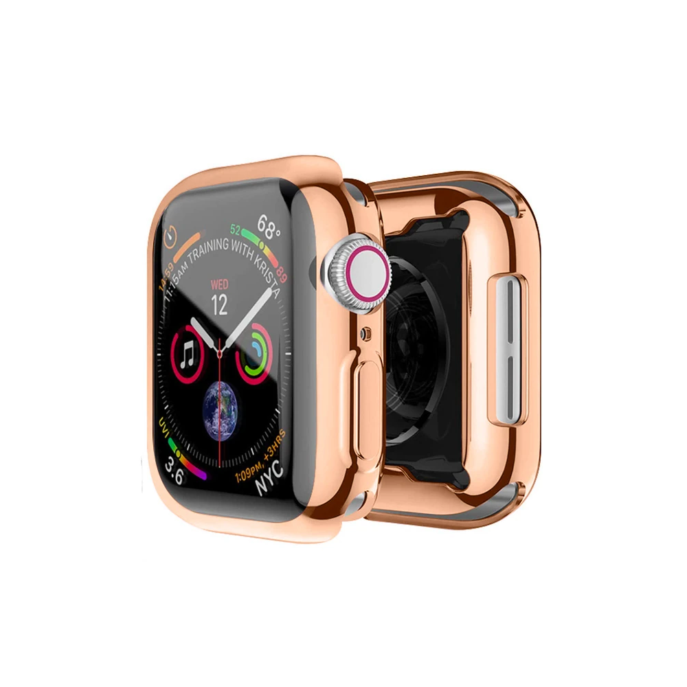 ALLY Apple Watch 7-8 41mm 360 Koruma Ultra Slim Silikon Kılıf