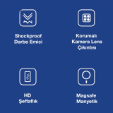 ALLY iPhone 13 Pro Magsafe Uyumlu Manyetik Kılıf Silikon Kılıf
