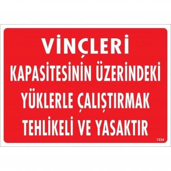 Vinçleri Kapasitesinin Üzerindeki Yüklerle Çalıştırarak Tehlikeli Ve Y