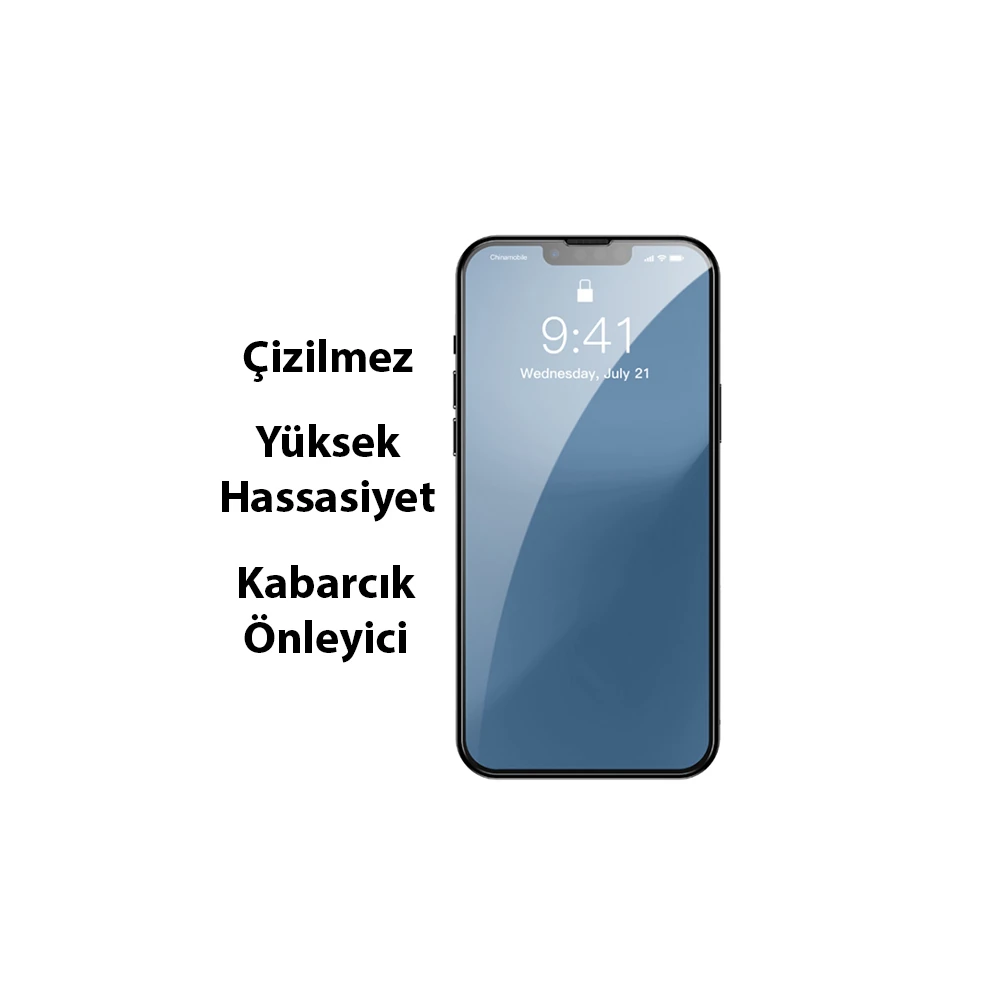 ALLY iPhone 13 Pro Max Tempered Kırılmaz Cam Ekran Koruyucu
