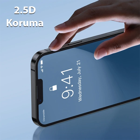 ALLY iPhone 13 Mini 5.4inç Tempered Kırılmaz Cam Ekran Koruyucu