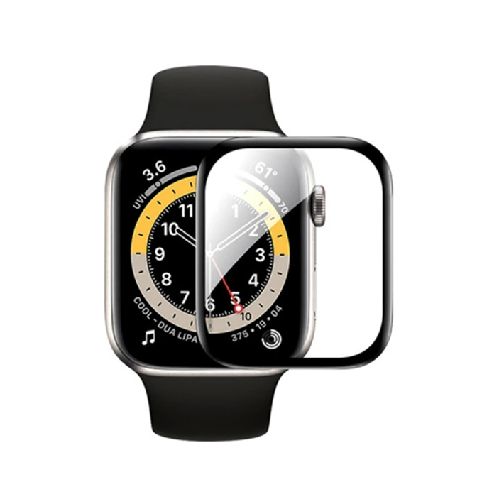 Apple Watch 7-8 41mm 3D PMMA Kavisli Full Cam Ekran Koruyucu PET