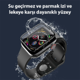 Apple Watch 7-8 41mm 3D PMMA Kavisli Full Cam Ekran Koruyucu PET