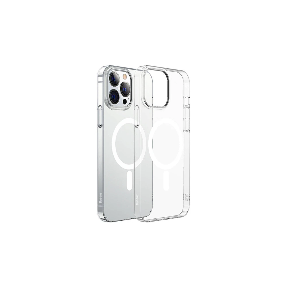 Baseus Crystal iPhone 12 Pro Max Kılıf Magsafe Uyumlu Manyetik Kılıf