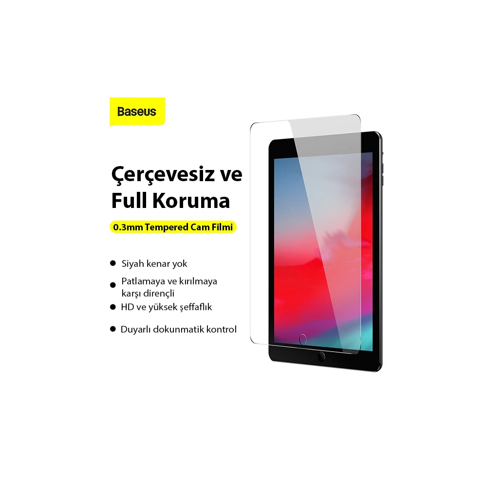 Baseus iPad Mini 5 -4 Tempered Kırılmaz Cam Ekran Koruyucu