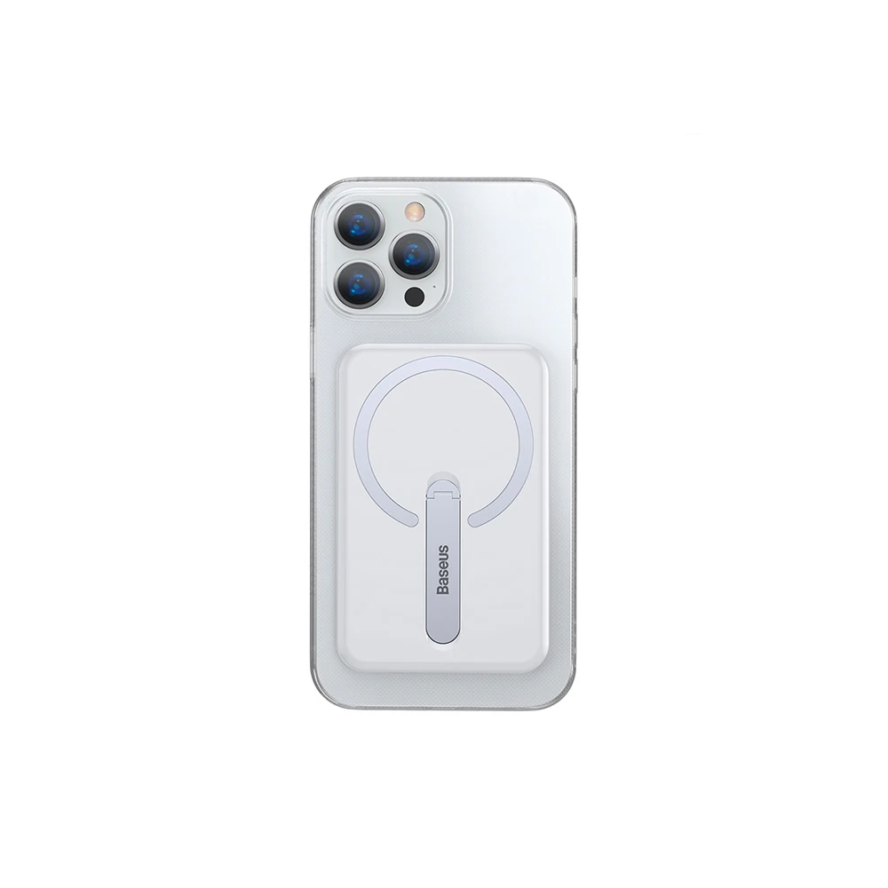 Baseus iPhone 13 Pro Max 6.7 Manyetik Magsafe Standlı Silikon Kılıf
