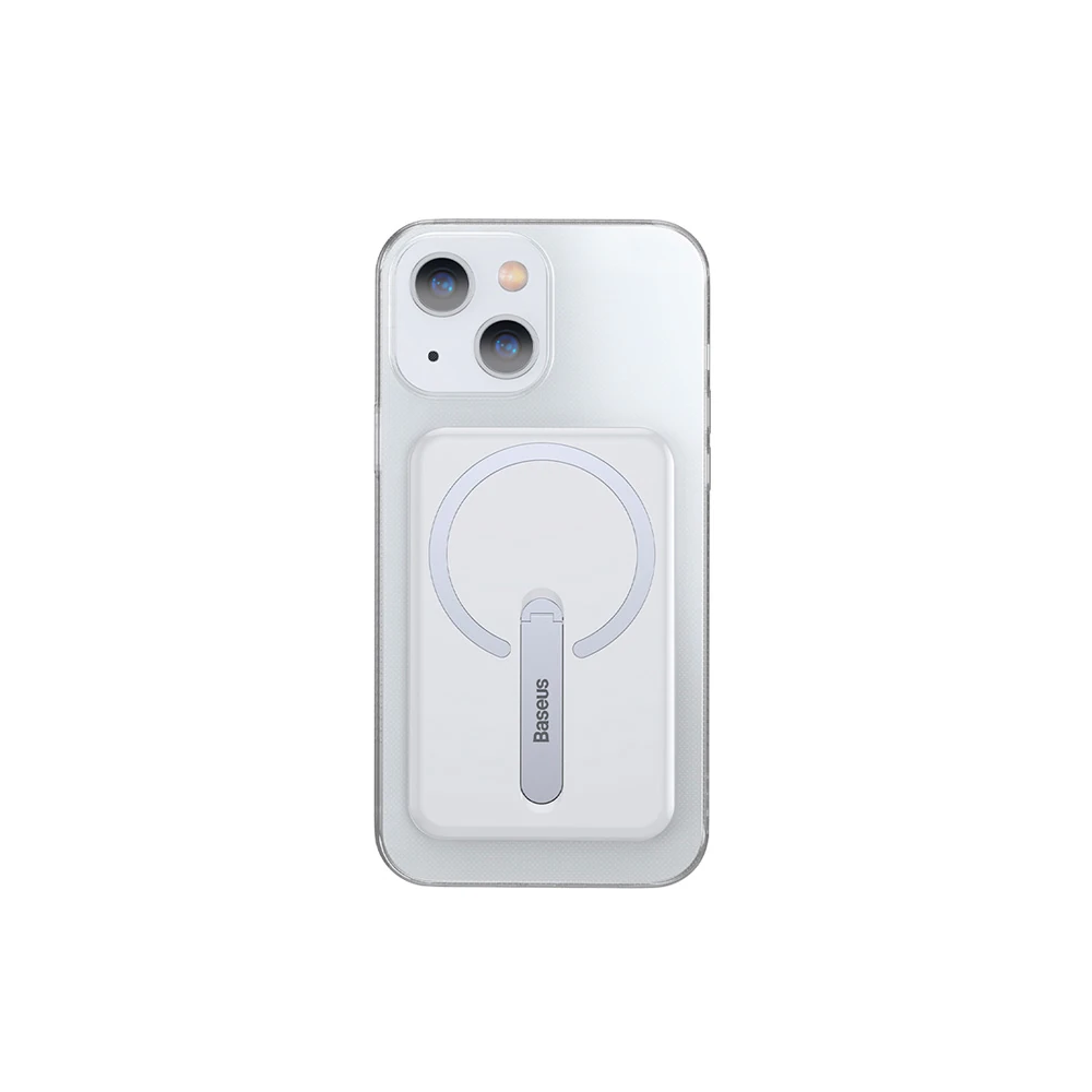 Baseus iPhone 13 6.1inç Manyetik Magsafe Standlı Silikon Kılıf