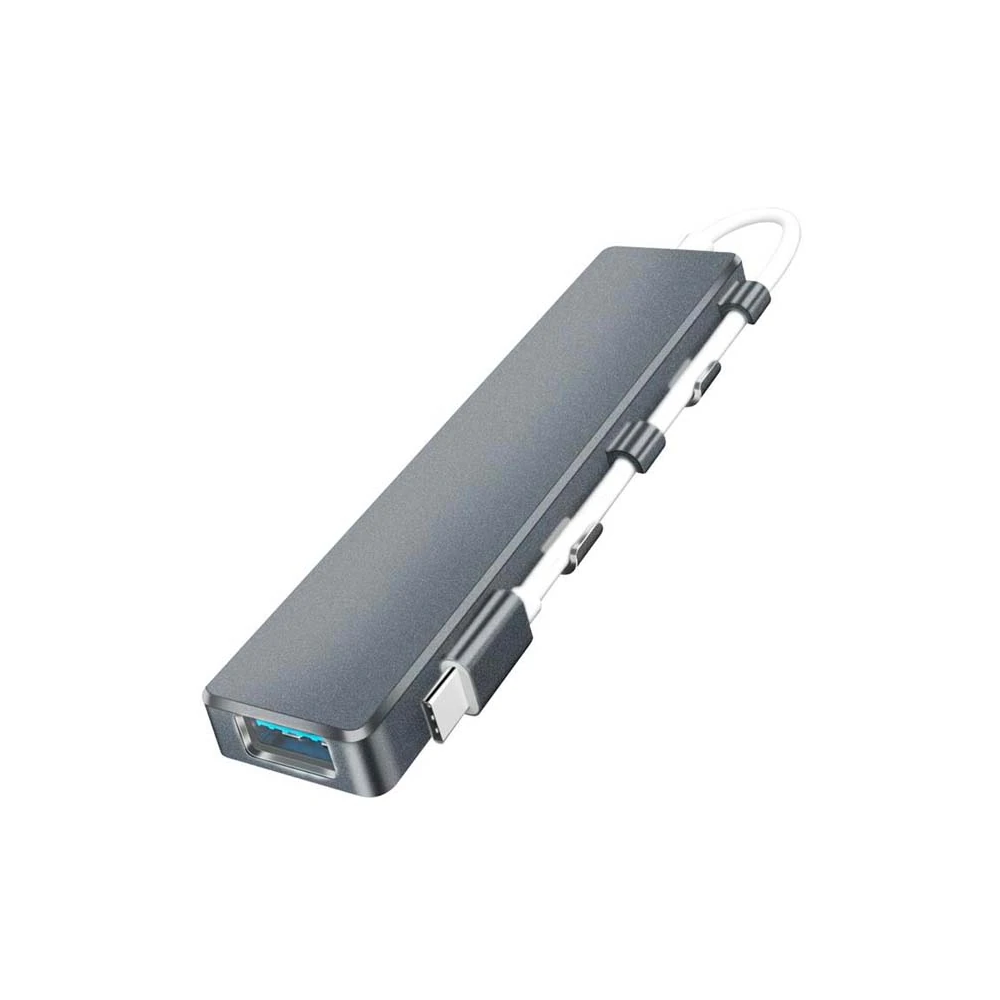 ALLY ADS-301C 5 in 1 Type C Dönüştürücü 4 Usb Portlu Adaptör Hub Çokla