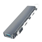 ALLY ADS-301C 5 in 1 Type C Dönüştürücü 4 Usb Portlu Adaptör Hub Çokla