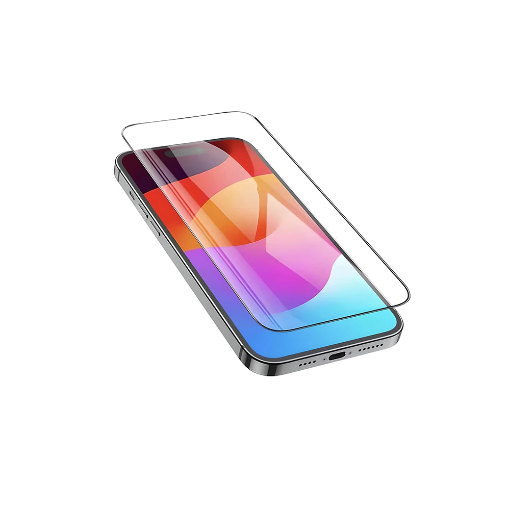 HOCO Guardian Shield Series iPhone 15 HD Tempered Kırılmaz Cam Ekran K