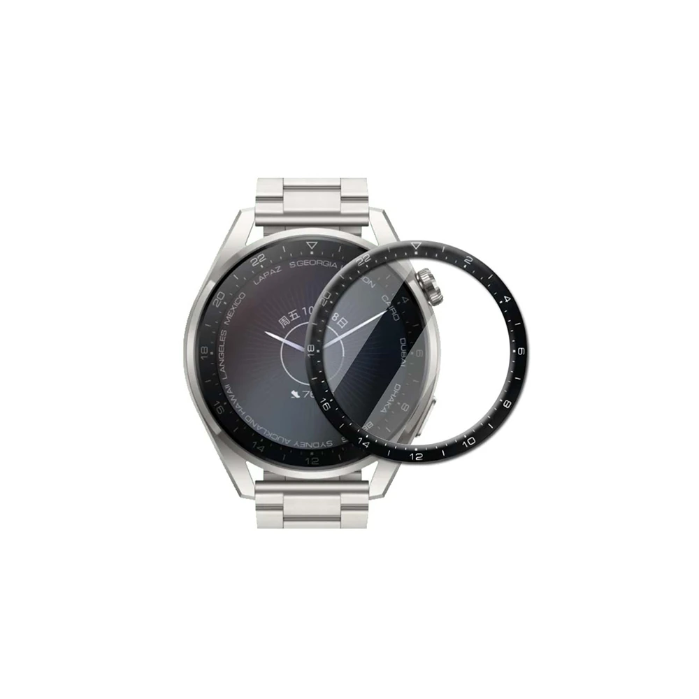 Huawei Watch 3 Pro 3D Full Kaplama Ekran Koruyucu PET+PMMA