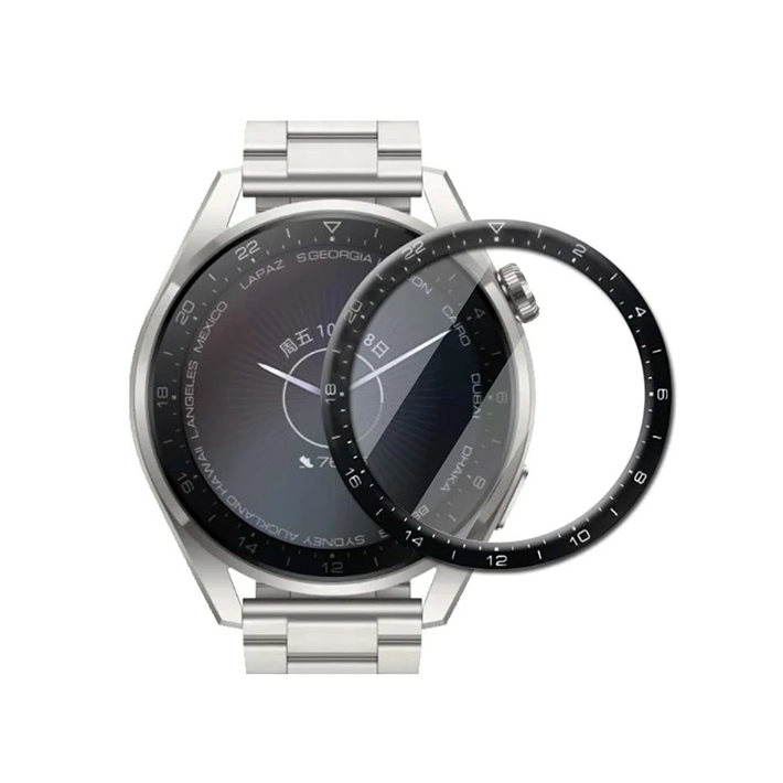 Huawei Watch 3 Pro 3D Full Kaplama Ekran Koruyucu PET+PMMA
