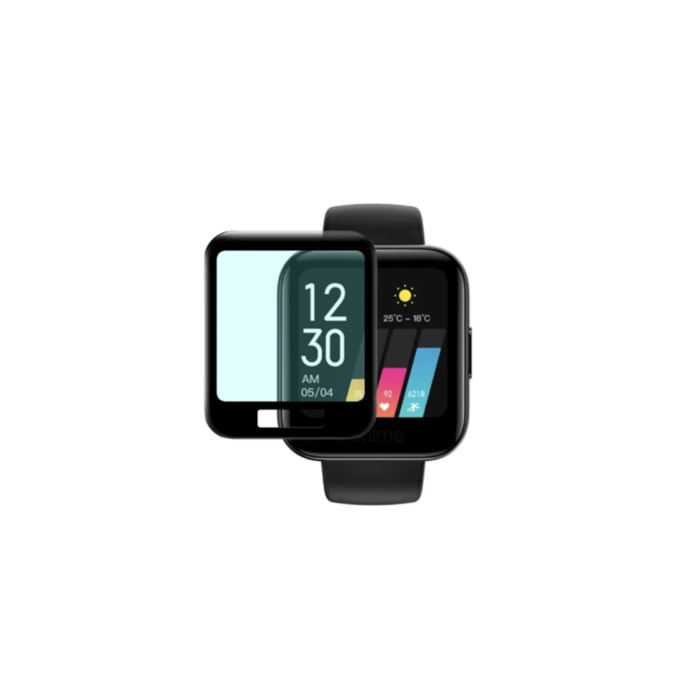 Ally OPPO Realme Watch 3D Full Kaplama Ekran Koruyucu PET+PMMA
