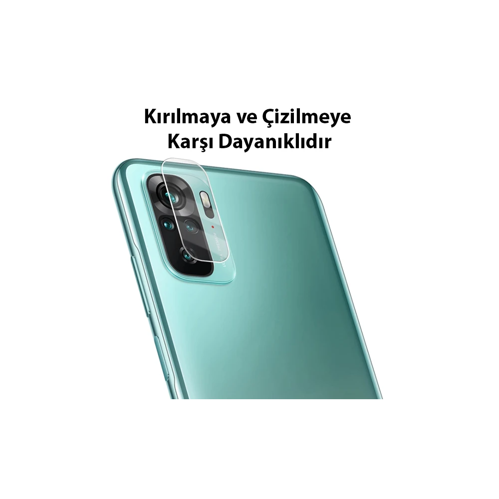 ALLY Xiaomi Redmi Note 10 4G Tempered Glass Cam Kamera Koruyucu