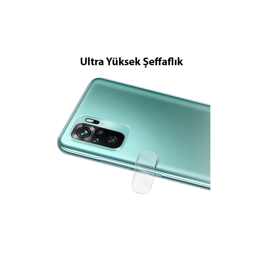 ALLY Xiaomi Redmi Note 10 4G Tempered Glass Cam Kamera Koruyucu