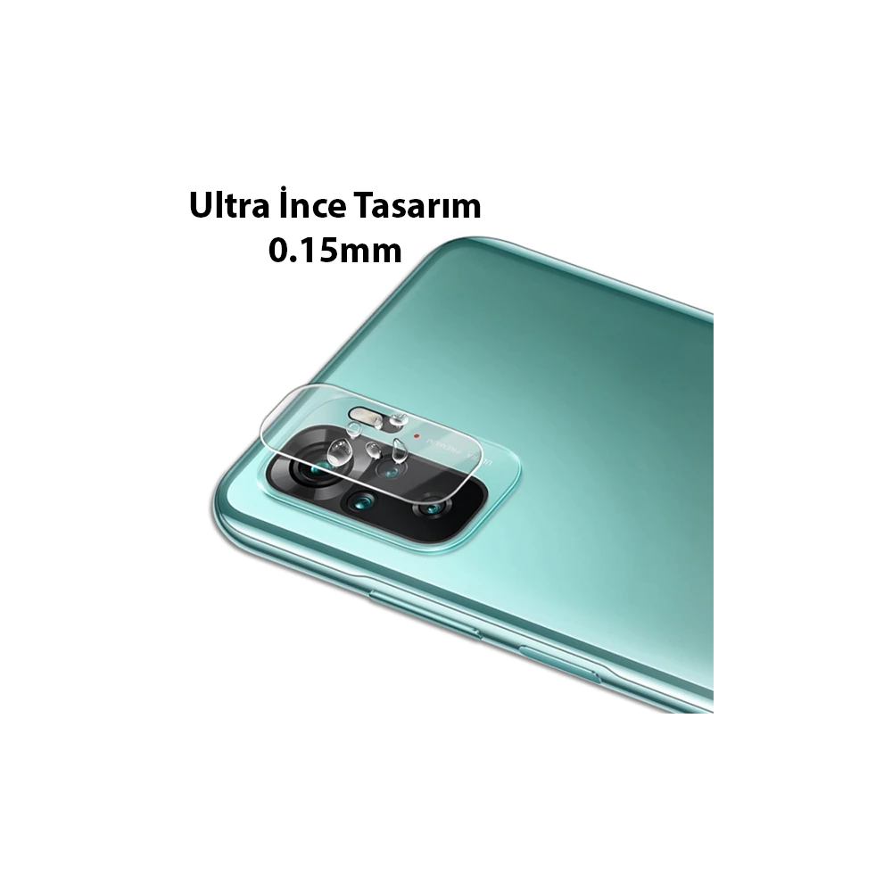 ALLY Xiaomi Redmi Note 10 4G Tempered Glass Cam Kamera Koruyucu