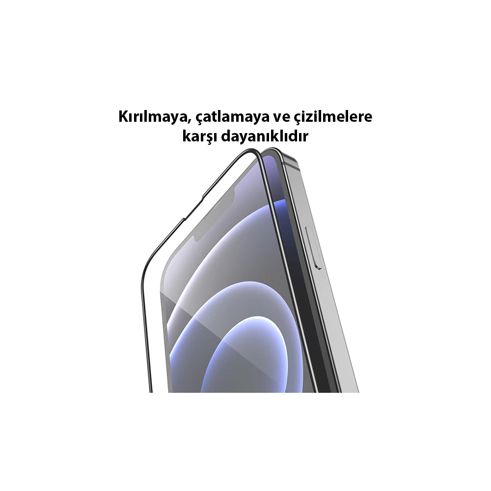 GOR iPhone 13 Mini 5.4 9D Hardening Tempered Full Cam Ekran Koruyucu