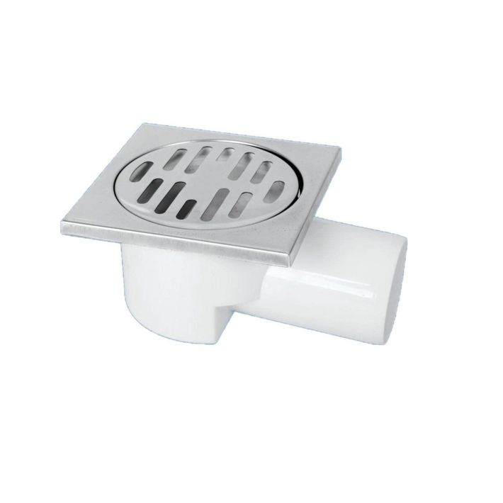 Gama Melez Yer Süzgeci 50 mm Yandan Çıkışlı 10x10 cm