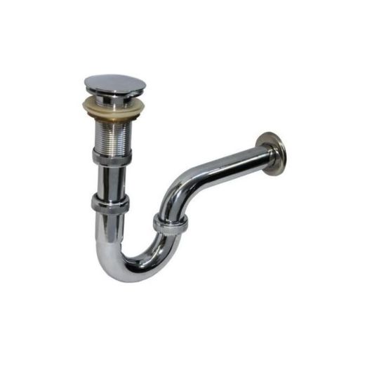 Ennalbur Krom Lavabo Sifonu Stoplu Pop-Up 32 mm