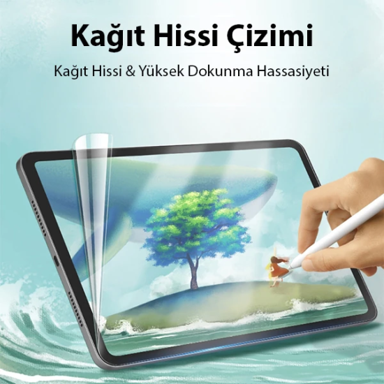 ALLY iPad Mini 6 (2021) ve Mini 7 (2024) Paper Like Film Darbe Emici P