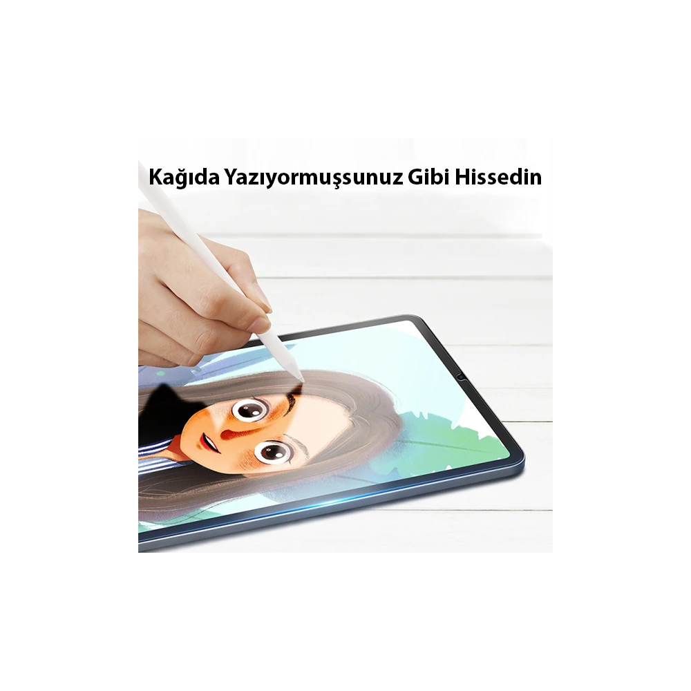 ALLY iPad Mini 6 (2021) ve Mini 7 (2024) Paper Like Film Darbe Emici P