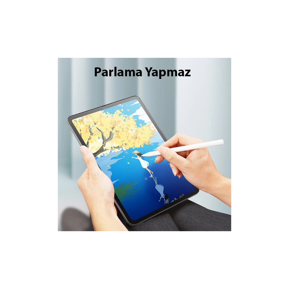 ALLY iPad Mini 6 (2021) ve Mini 7 (2024) Paper Like Film Darbe Emici P