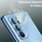 Oppo Reno6 Pro 3D Full Tempered Cam Kamera Koruyucu