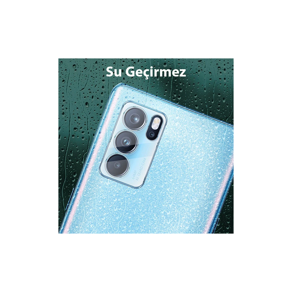 Oppo Reno6 Pro 3D Full Tempered Cam Kamera Koruyucu