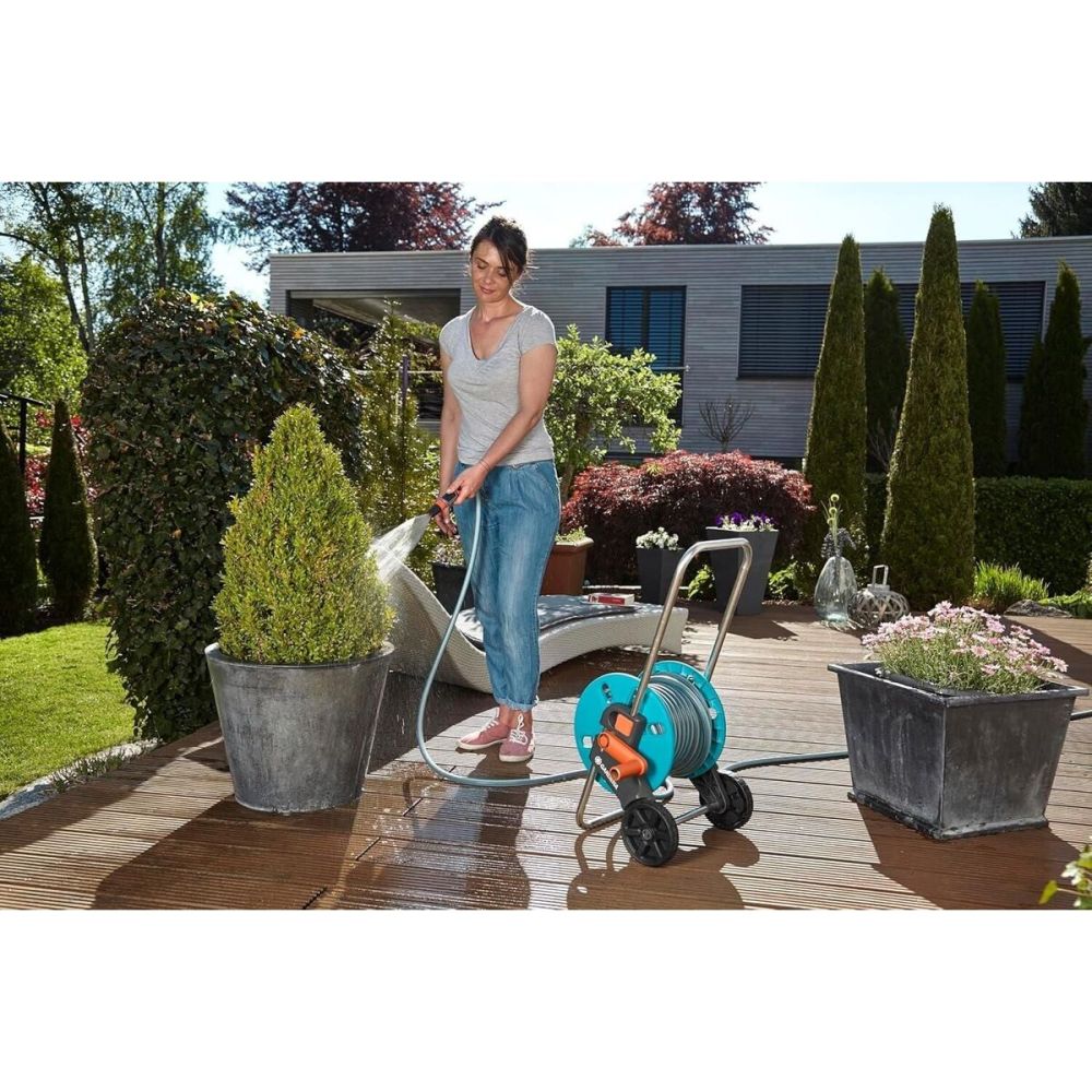Gardena 18502-20 Hortum Arabası CleverRoll S Set