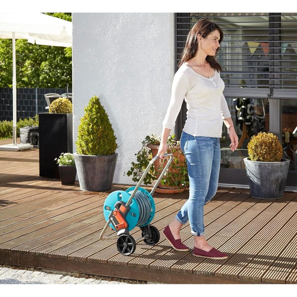 Gardena 18502-20 Hortum Arabası CleverRoll S Set