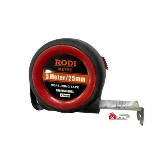 Ennalbur Rodi Şerit Metre 5 Metre 25 mm