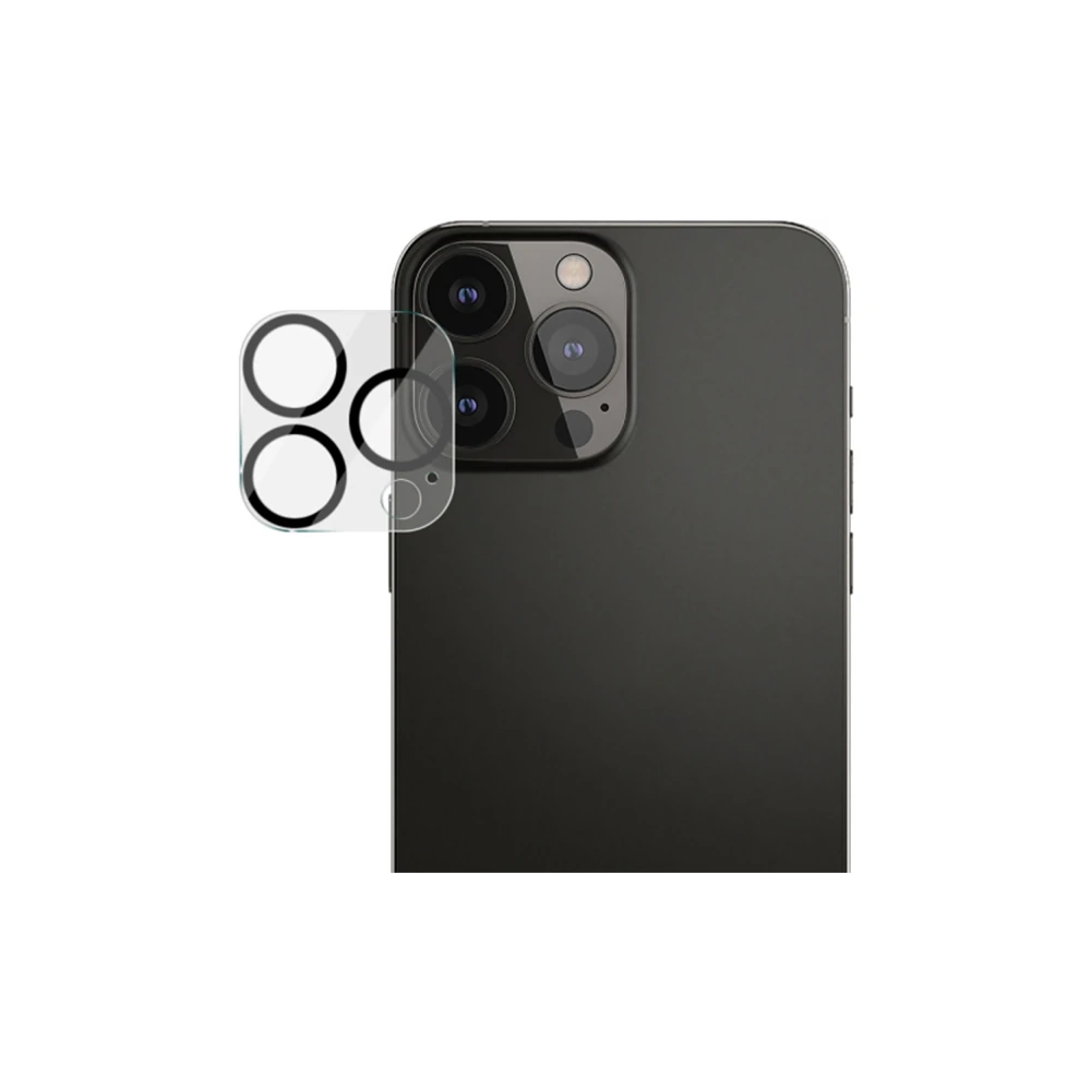 ALLY İPhone 13 Pro-13 Pro Max 3D Full Tempered Glass Cam Kamera Koruyu