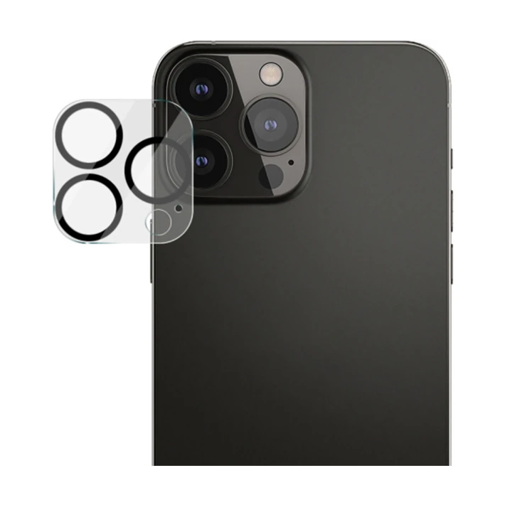 ALLY İPhone 13 Pro-13 Pro Max 3D Full Tempered Glass Cam Kamera Koruyu