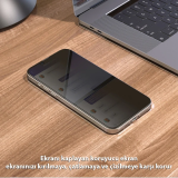 ALLY İPhone 13 Mini 3D Full Privacy Gizlilik Cam Ekran Koruyucu Anti-S
