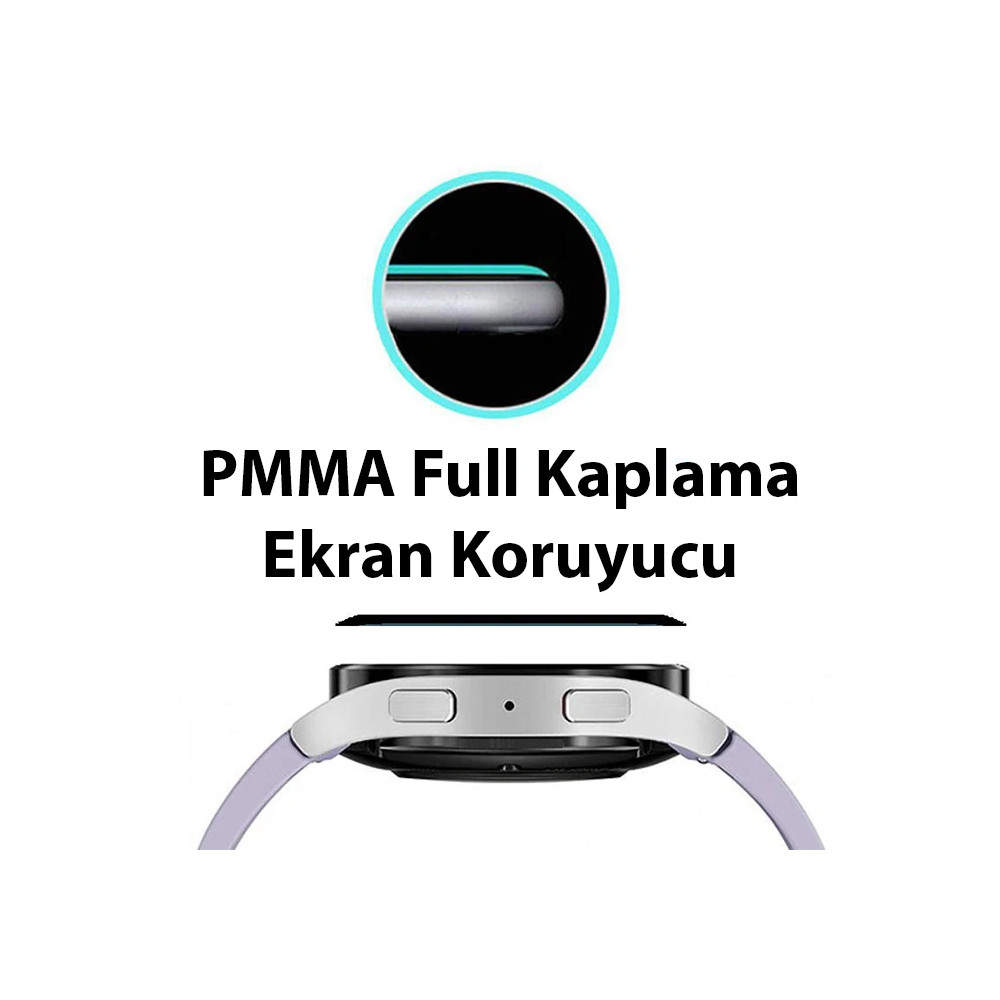 Ally Samsung Galaxy Watch 6 Classic 43mm PMMA Cam Ekran Koruyucu