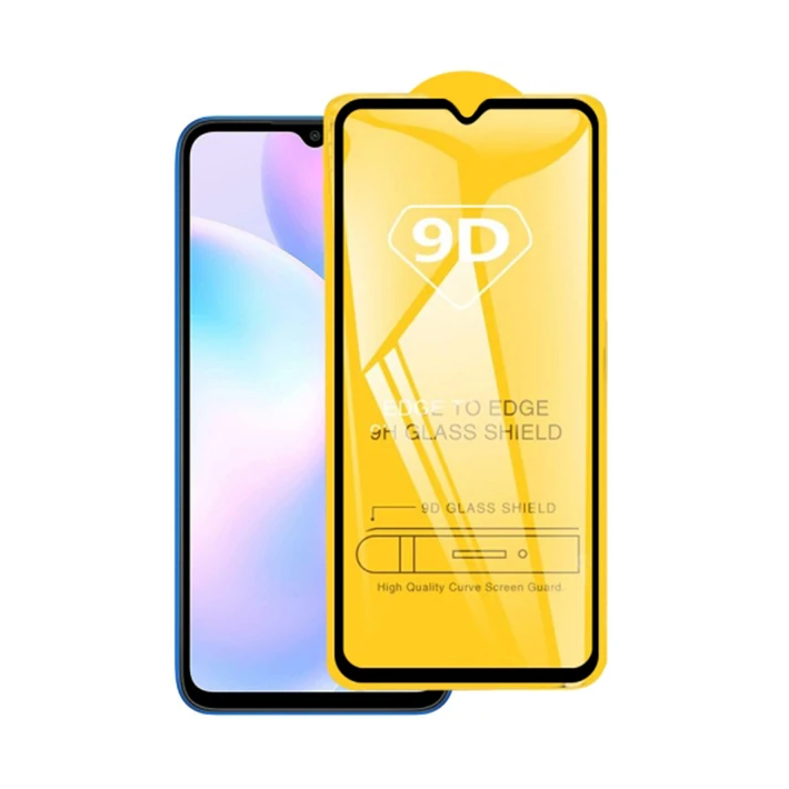 Ally Xiaomi Redmi 9 9D Full Glue Tempered Cam Ekran Koruyucu