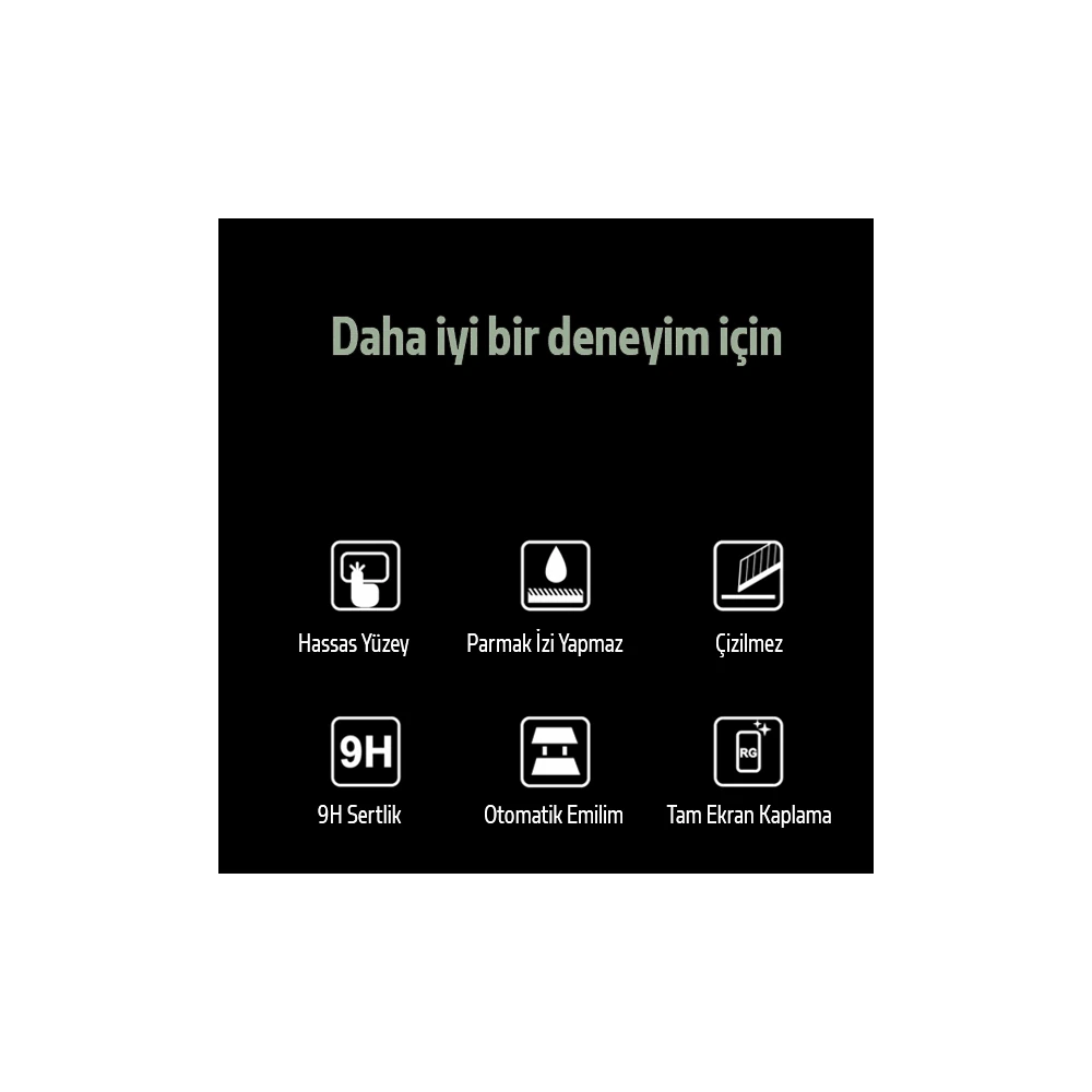 Ally Xiaomi Redmi 9 9D Full Glue Tempered Cam Ekran Koruyucu