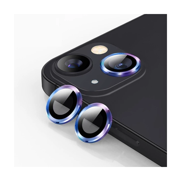 ALLY İPhone 13 - 13 Mini 3D Metal Çerçeveli Kamera Lens Koruyucu
