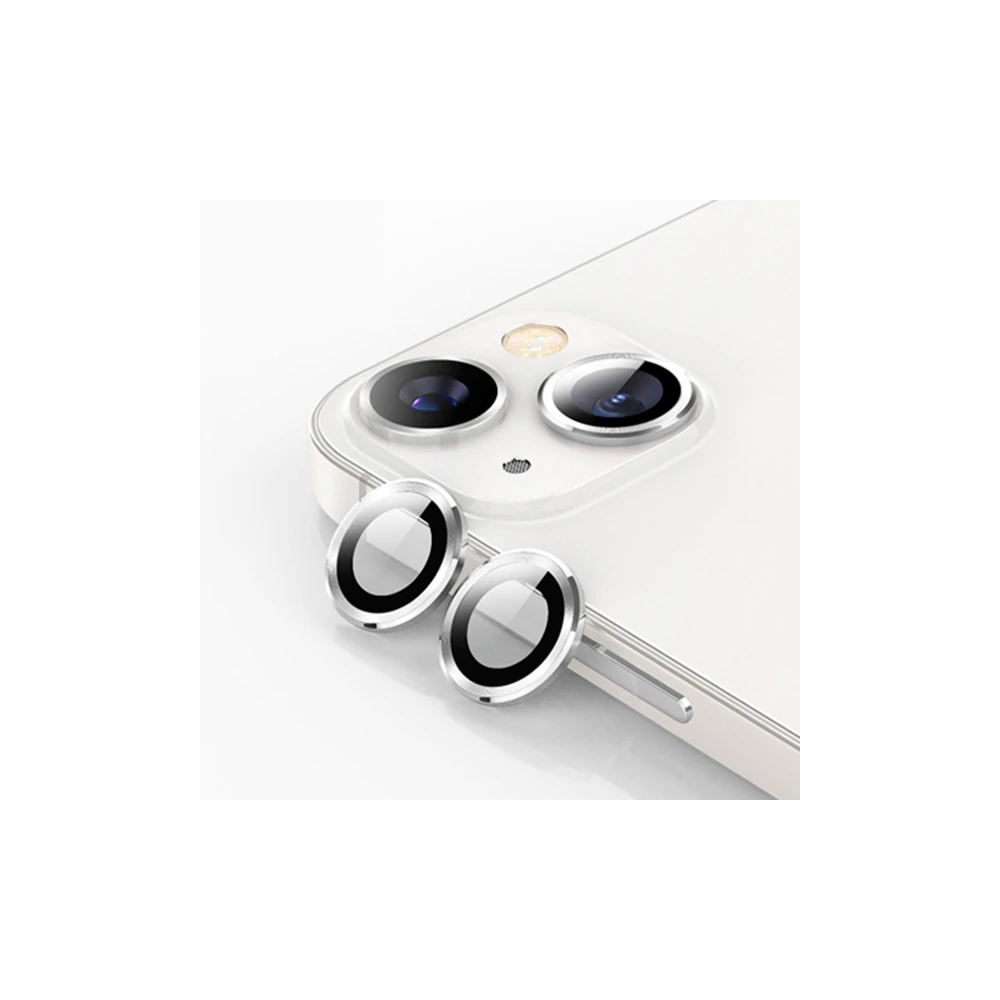 ALLY İPhone 13 - 13 Mini 3D Metal Çerçeveli Kamera Lens Koruyucu