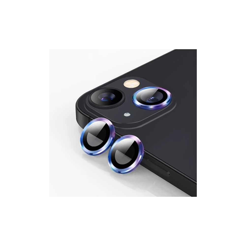ALLY İPhone 13 - 13 Mini 3D Metal Çerçeveli Kamera Lens Koruyucu