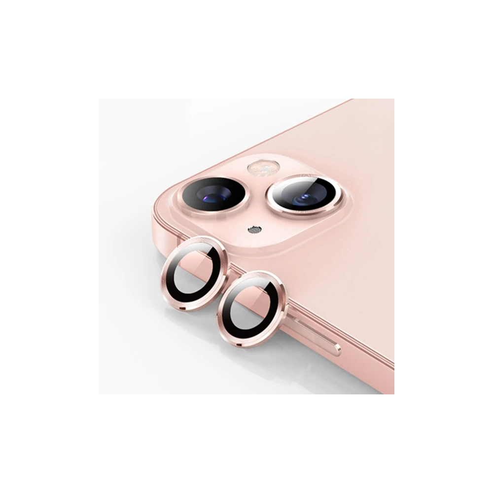 ALLY İPhone 13 - 13 Mini 3D Metal Çerçeveli Kamera Lens Koruyucu