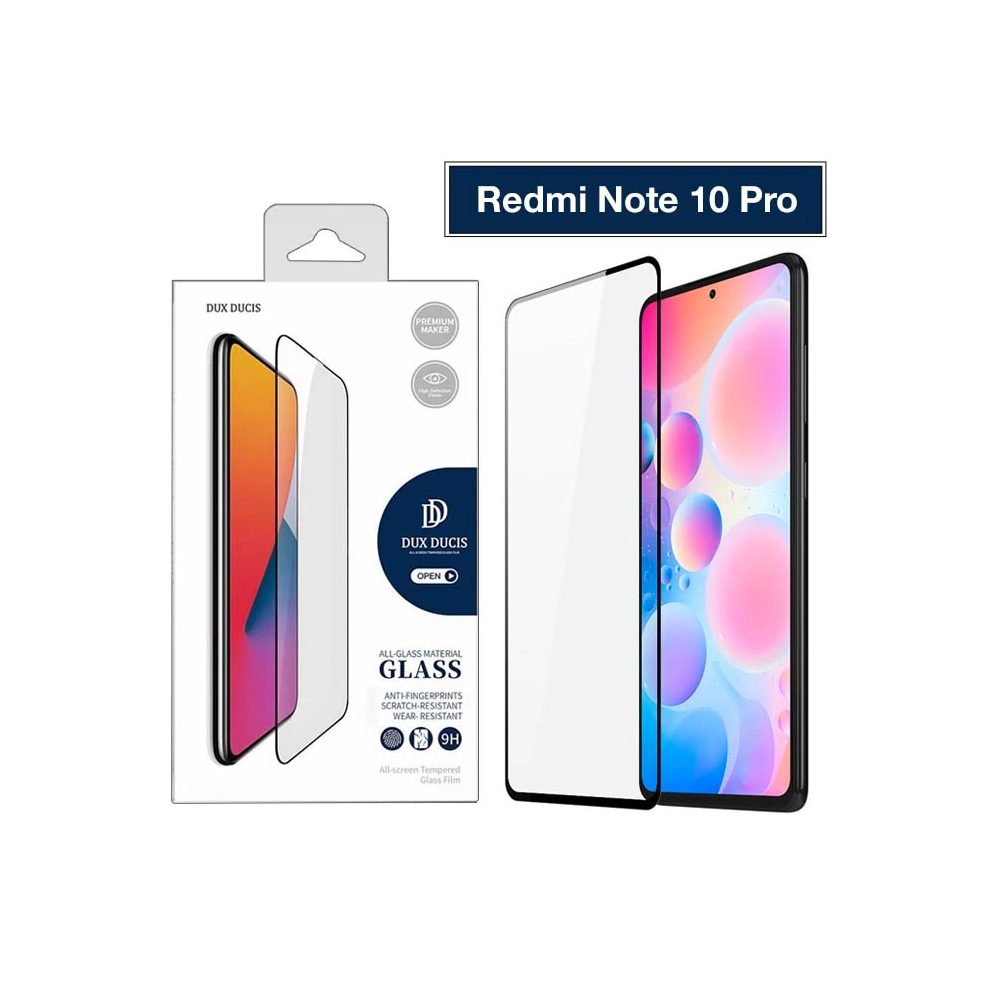 Dux Ducis Redmi Note 10 Pro -K40+Pro Tempered Cam Ekran Koruyucu 9D Fu
