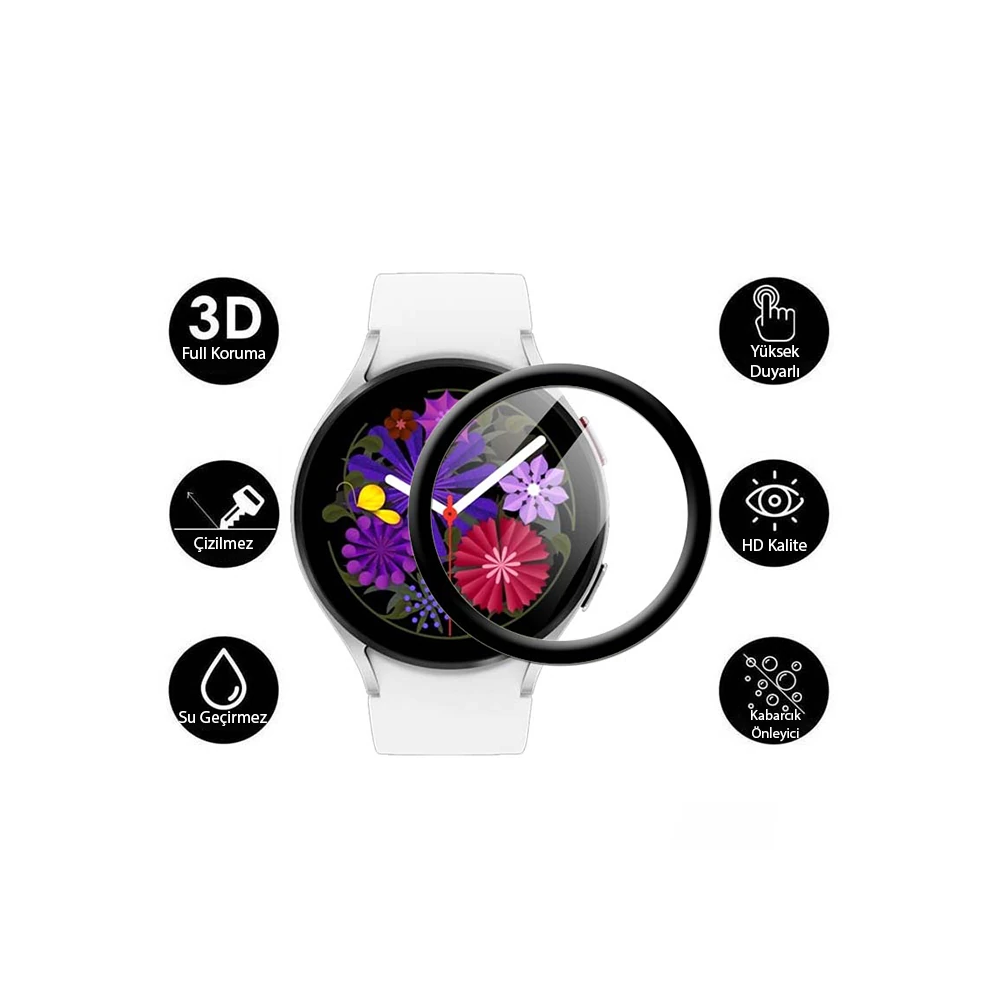 Ally Samsung Galaxy Watch 6 40mm PMMA Cam Ekran Koruyucu